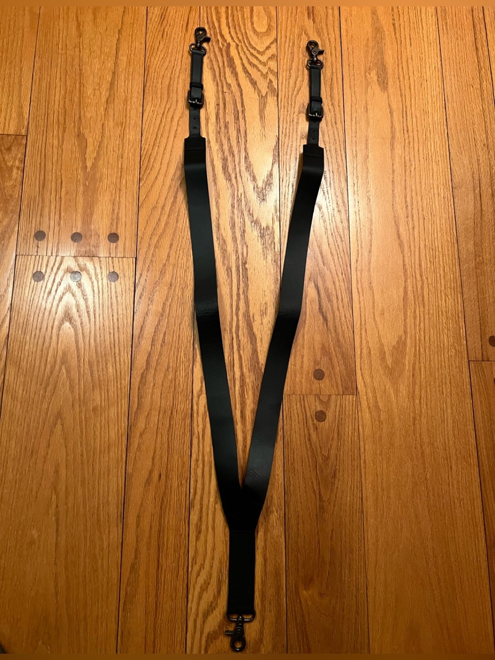 New heavy duty 100% bovine leather 48” suspenders black